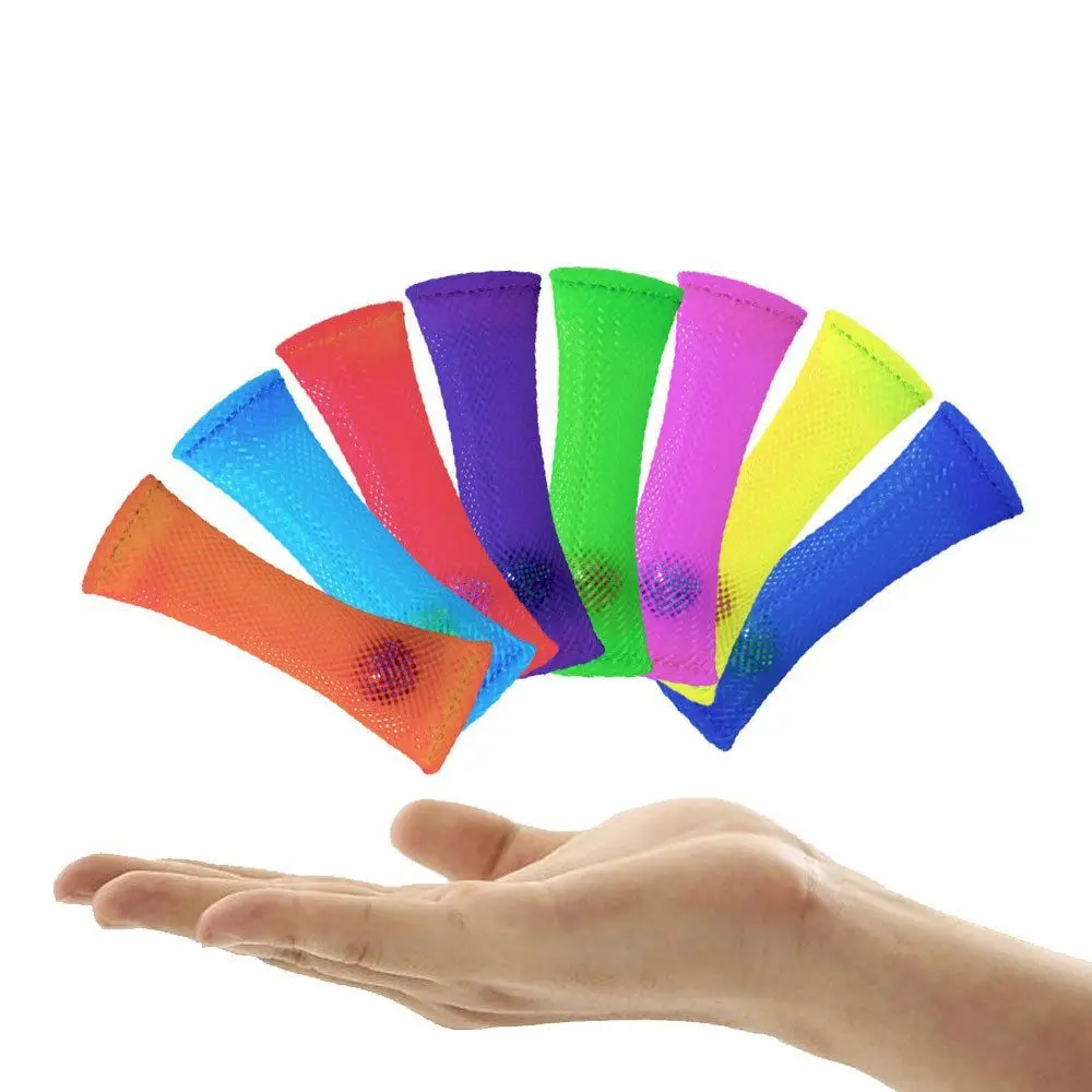 

1PC Autism and ADHD Occupational Therapy Adults Relieve Stress Increase Focus Braided Mesh Sensory Toys Hand Fidget Toys