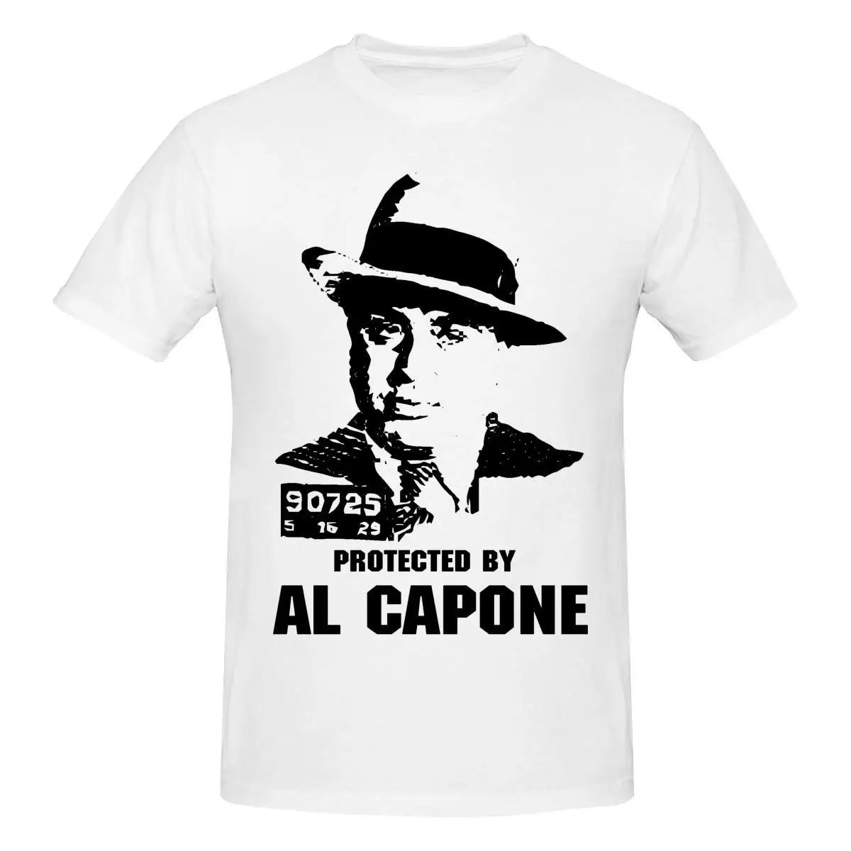 

Al Capone Gangster Mafia T Shirt Cotton Custom Short Sleeve T Shirts For Men