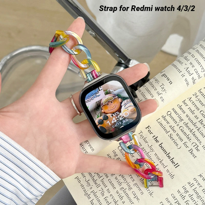 

Ремешок из смолы для Redmi watch 4, спортивный ремешок для часов Redmi watch 4/3/2, ремешок для часов для женщин и мужчин, умные часы, браслет