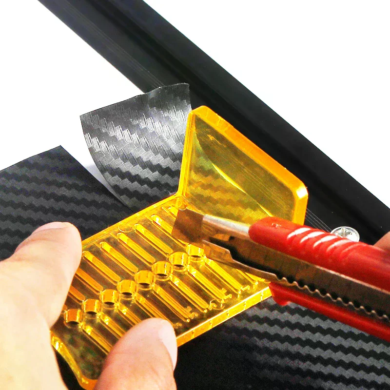 1PC 자동차 비닐 랩핑 스퀴지 스티커 데칼 필름 마크 스크레이퍼 플라스틱 컷팅 보조 도구 윈도우 틴트 사인 제작용 140도 각도 조절 가능 도구 °   90 °