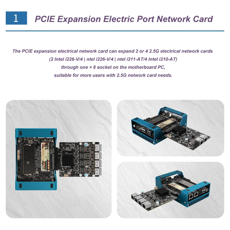 SZBOX Mini PC Intel N305 N200 DDR5 2×10G SFP+ 2×2.5G LAN PCIe X8 2×SATA Mini Server Firewall Router Proxmox PfSense OPNsense NAS