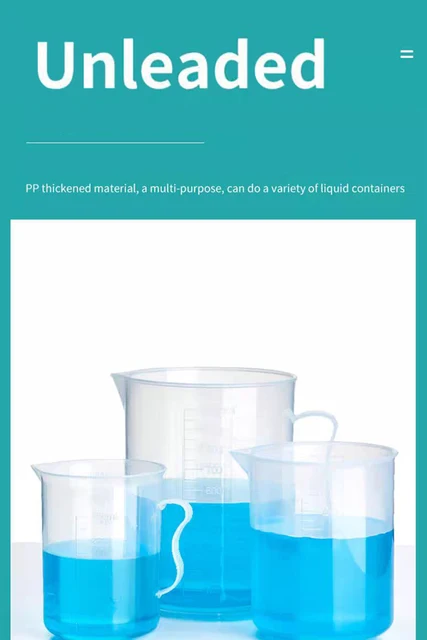 Misurino Graduato Da 250 Ml In Plastica Trasparente - Per Cucina E Laboratorio, Preciso Ed Ecologico - Foto 2