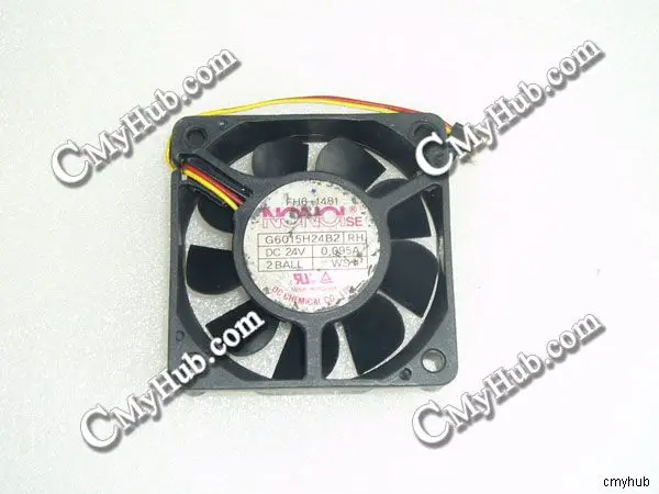 

3-контактный охлаждающий вентилятор G6015H24B2 DC24V 0.095A 6015 6 см 60 мм 60x60x15 мм