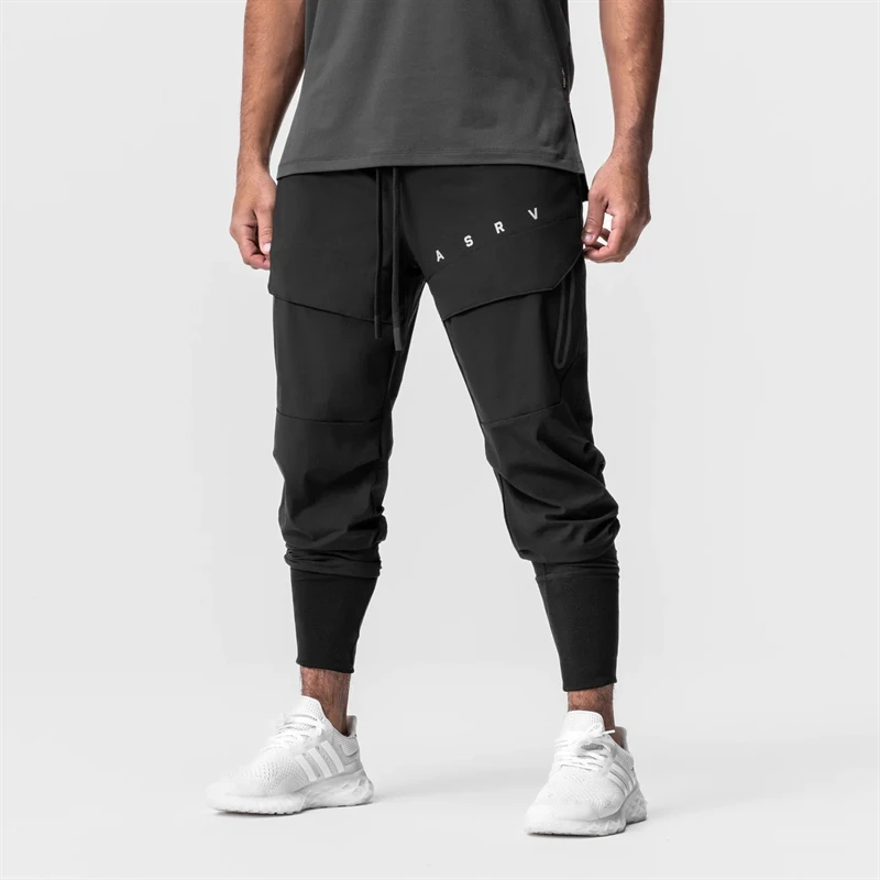 

Mens Sweatpants Tech High Rib Jogger 2023 Summer New Gym Running Training Pants Outdoor Sports Casual Pants Fashion Men Clothing