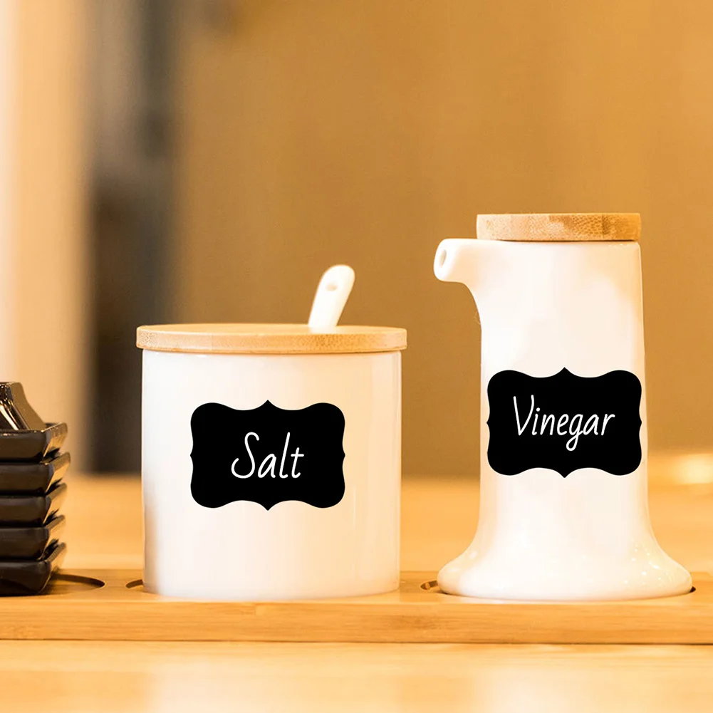 Jar Waterproof Labels Pantry Organization Sheets Spice Stickers Labels Quantity Seasoning Jar Pantry Seasoning