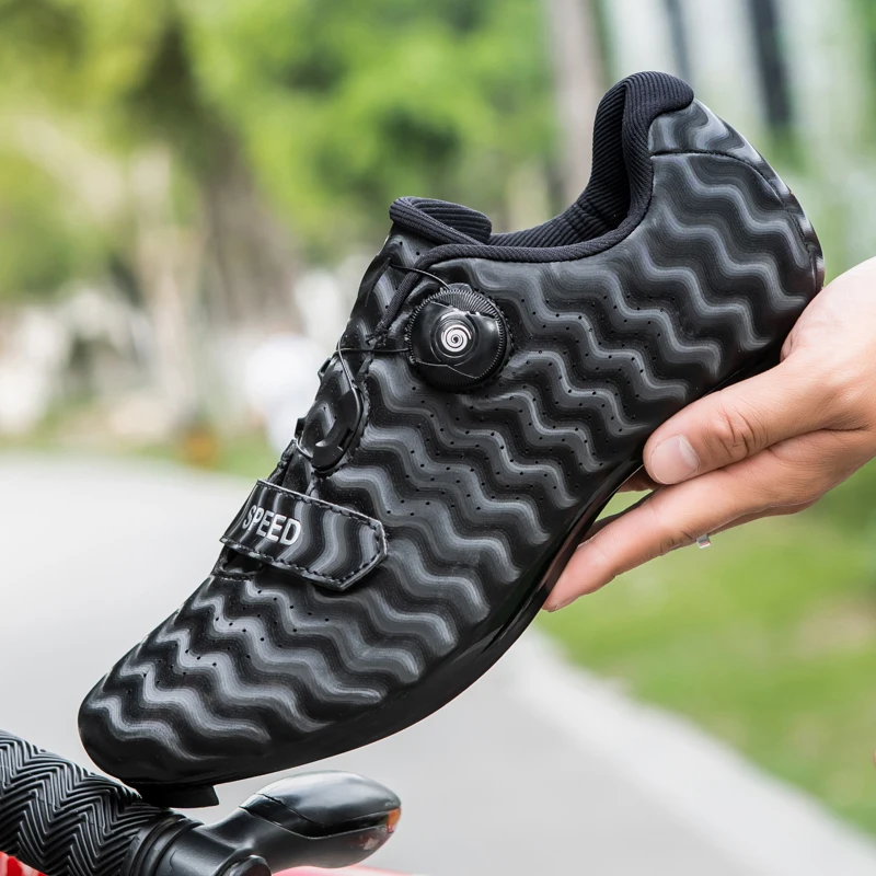 

Cycling Shoes Men Cycling Shoes Women Self-locking Road Bike Shoes SPD Pedal Racing Shoes Plus Size