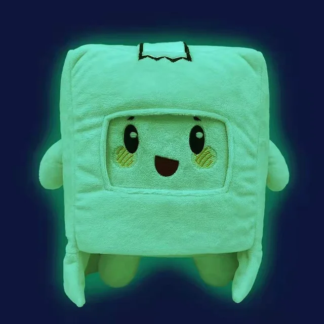 Lankyboxed Plush Glow In The Dark Foxy Boxy Ghosty Lanky Box Removable Soft Toy Children Gift Turned Doll Girl Bed Pillow 3