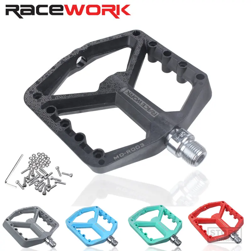 RACEWORKMountainBikeNylonPlatformPedalForBicycleFootrest