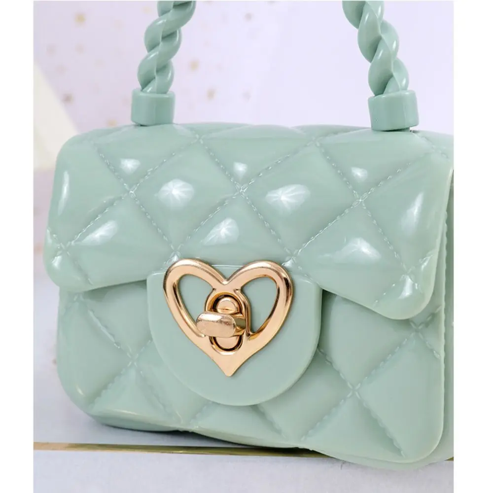 Mini bolsos de hombro de PU, carteras con forma de corazón, bolsos para mujer y Niña