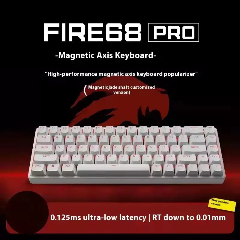 Madlion Fire68 Fire68 pro Magnetic Switch Mechanical Keyboard Rapid Trigger Fire68 Rapid Trigge Wired Game PC Keyboard