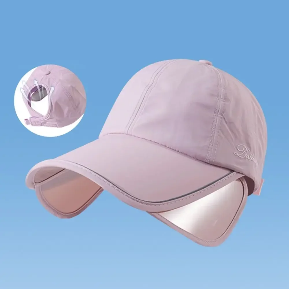 Sonnenhut mit breiter Krempe, Sonnenschutz, Baseballmütze, verstellbares Visier, UV-Schutz, Sportkappe, Sonnenschutz, reflektierender Streifen, Sonnenschutz, Sonnenblende, Hut für den Außenbereich – Detail 11