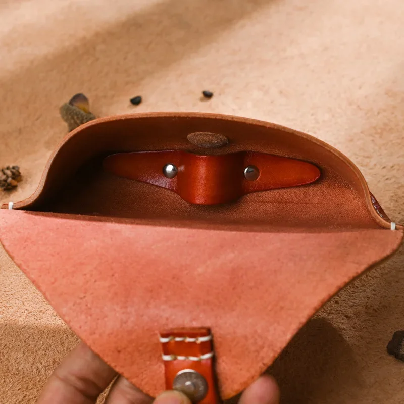 Genuine Leather Sunglass Case Wallet
