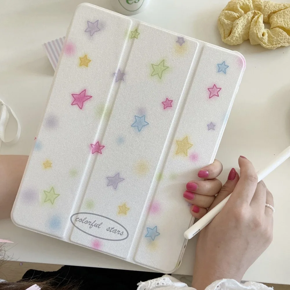 Shiny Stars Tablet Case com Slot para Caneta para Apple Ipad Bonito Ipad 10th 7th 8th Pro Generation 12.9 11 9.7 Mini ar 4 - Imagem 4