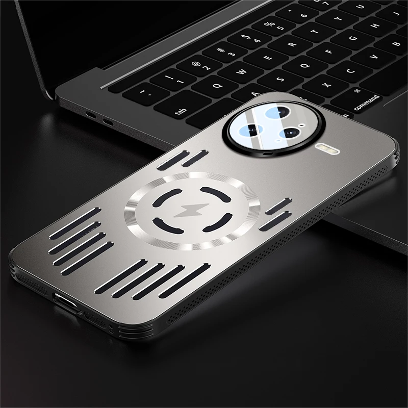 Enhanced Magnetic Wireless Charging Protective Case with Heat Dissipation