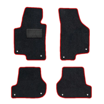 Tappetini per auto con pulsanti per Volkswagen Scirocco 2008–2017 Tappetini per auto R-line GTS Specific Tappetini