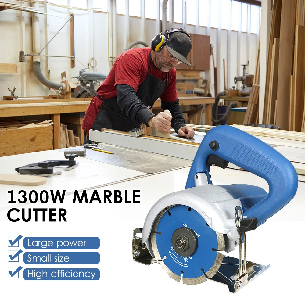 1300W Marble Cutter Ceramic Tile Cutting Machine Tile Saw Power Tile  Masonry  Saw 0-45 Degree Bevel Cutting  0-32 Depth AliExpress