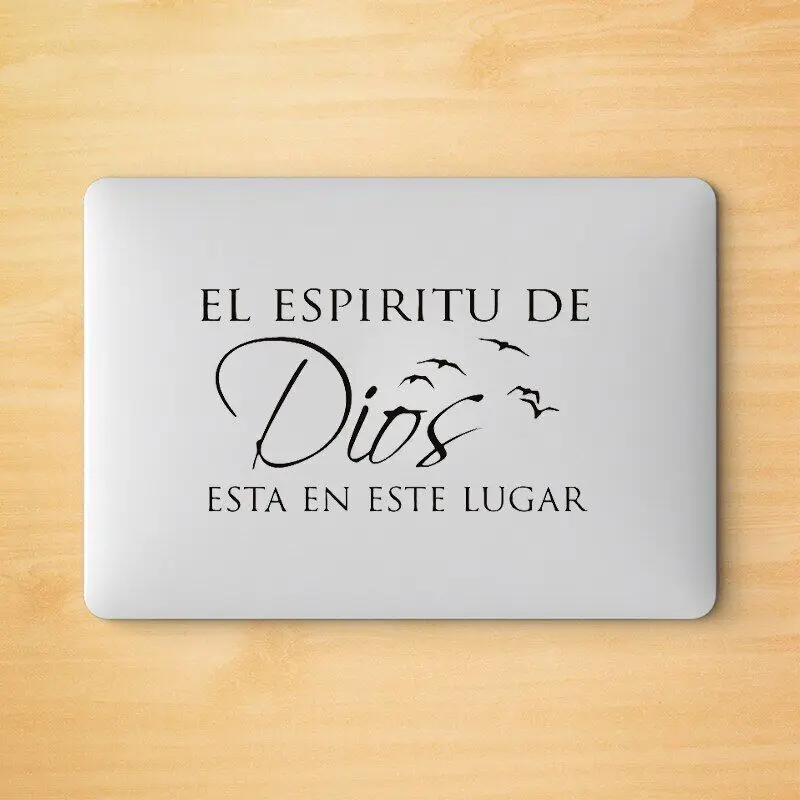 Spanish Version The Spirit of God Vinyl Wall Sticker Christian Art Decals Living Room Decorative Stickers Home Bedroom Mural