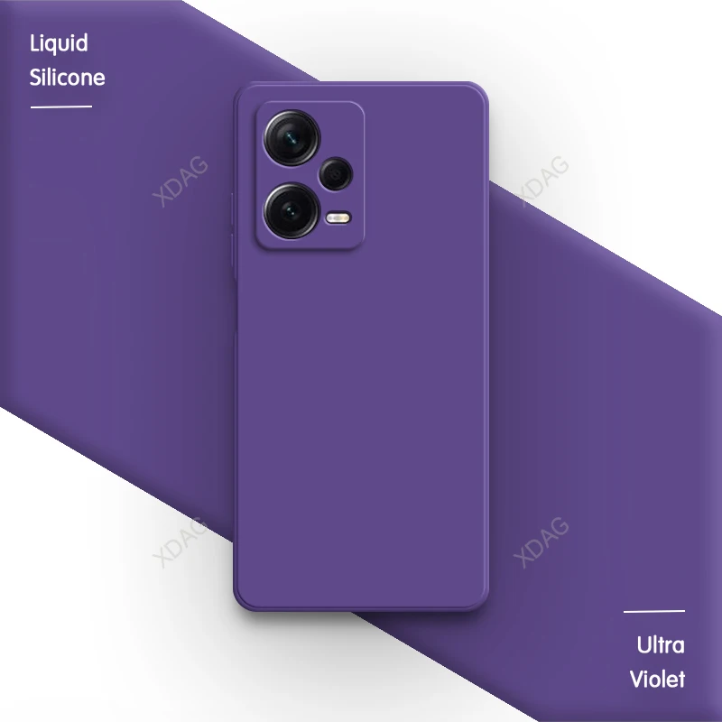 Enhanced Silicone Soft Back Cover - Square Design