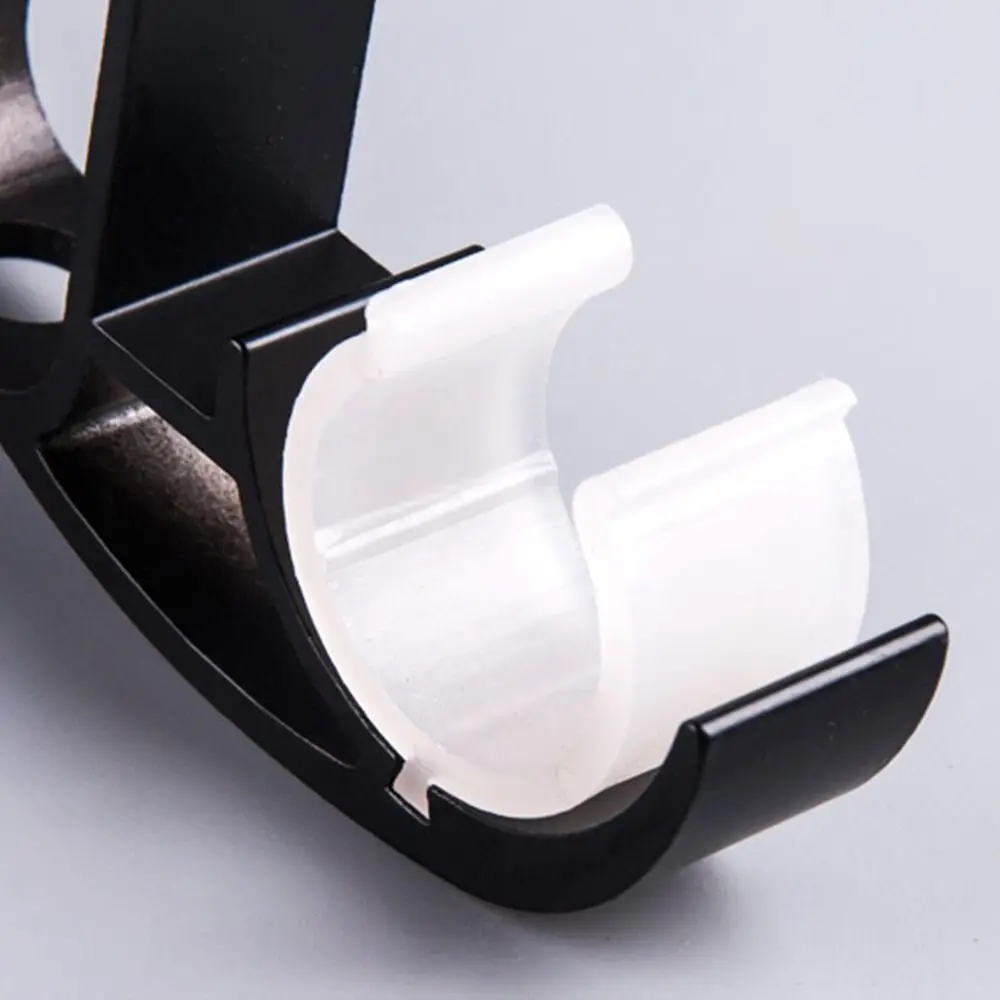1PC Double Curtain Rod Brackets Shower Curtain Pole Bracket Hardware Holder Window Hanger Holder Home Decoration Easy to Install