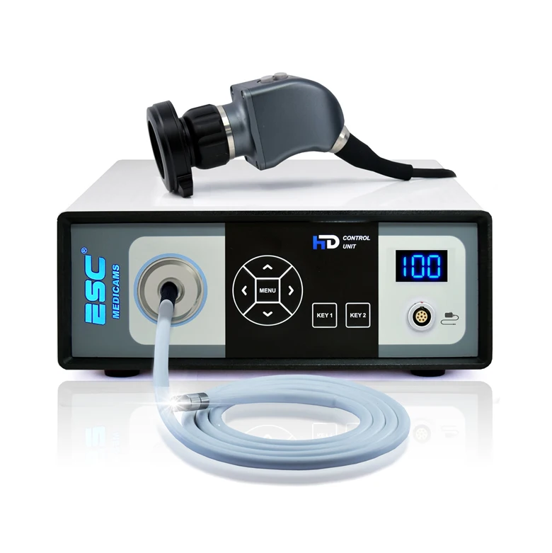 

Medical Endoscope Camera W/ Cold LED Light Source Rigid Nasal Endoscopy HD Ent Laparoscopy Unit 1.2 Megapixel 1/ 3CCD HD3100-LED