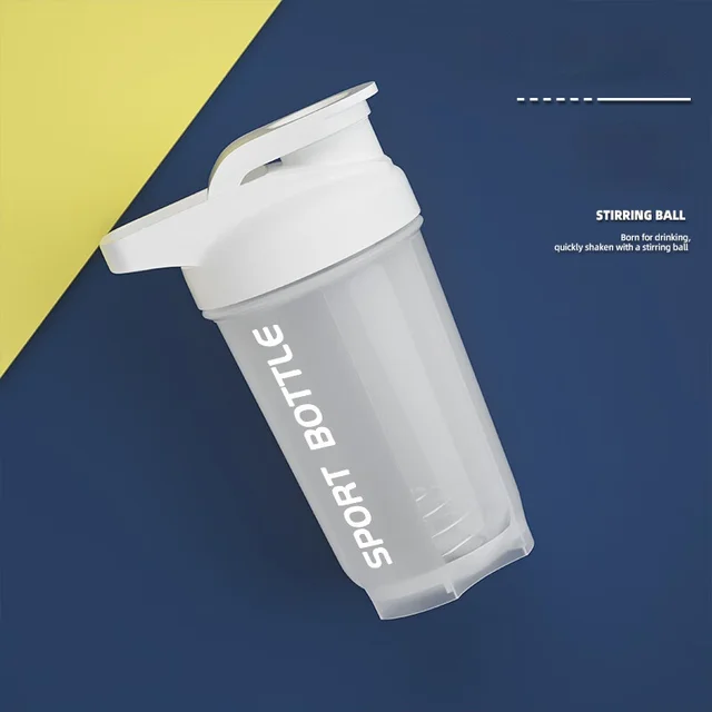 GIANXI Summer Shaker Cup Outdoor Travel Sports Cup Leakproof Water Bottle Protein Powder Cup Portable Plastic Cup Protein Powder 3