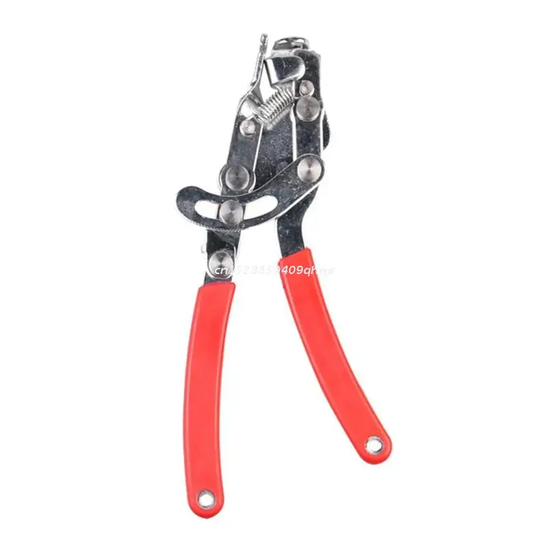 8.11 Inch Length Bicycle Plastic Grip Carbon Steel Wire Puller Pliers