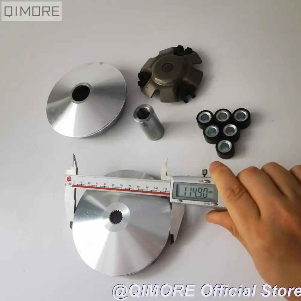 Variator Set for Scooter QJ153QMI-3 QJ158QMJ KEEWAY 125 150 / Stream 125 WH125 / Stealth Vortex 150 BENELLI Zenzero Cityblade scooter engine variator nut