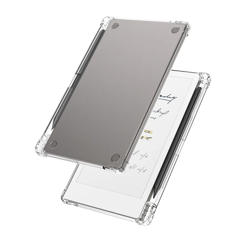 Transparent TPU Shockproof eBook Case with Pencil Holder