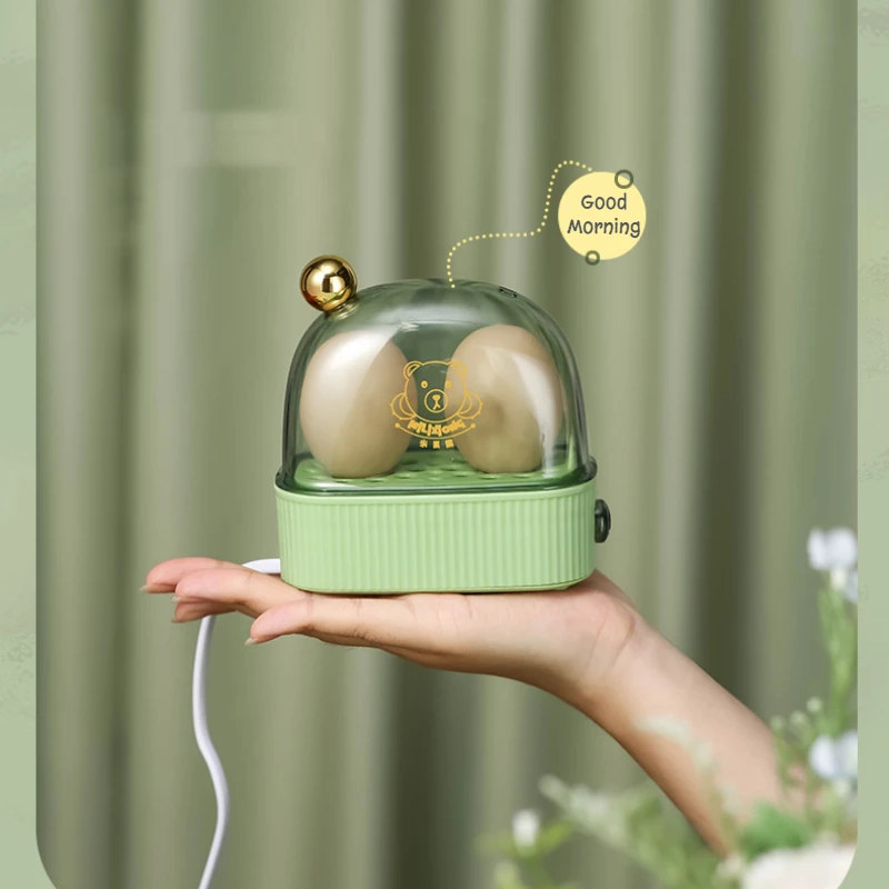 120W Multifunctional Electric Egg Boiler Poacher Automatic Power Off Egg Cookers Mini Breakfast Machine with Food Steamer