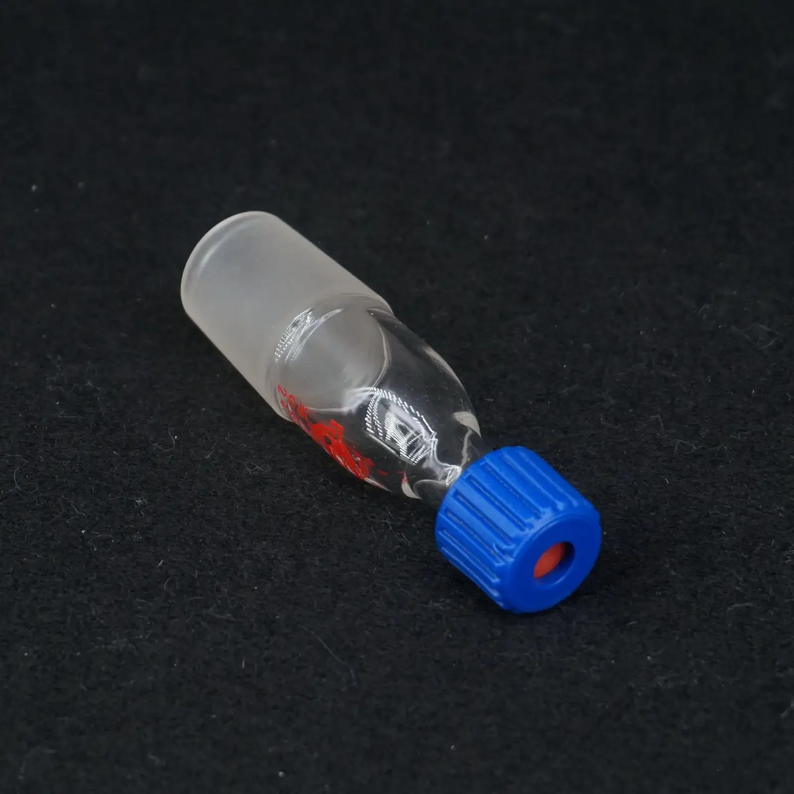 24/29 Stopper Ground Joint Lab Glass Bushing Thermometer Adapter With Screw Cap