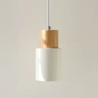 Lustre minimaliste chambre lampe de chevet moderne nordique Restaurant simple tête petit lustre comptoir de Bar petit lustre 4