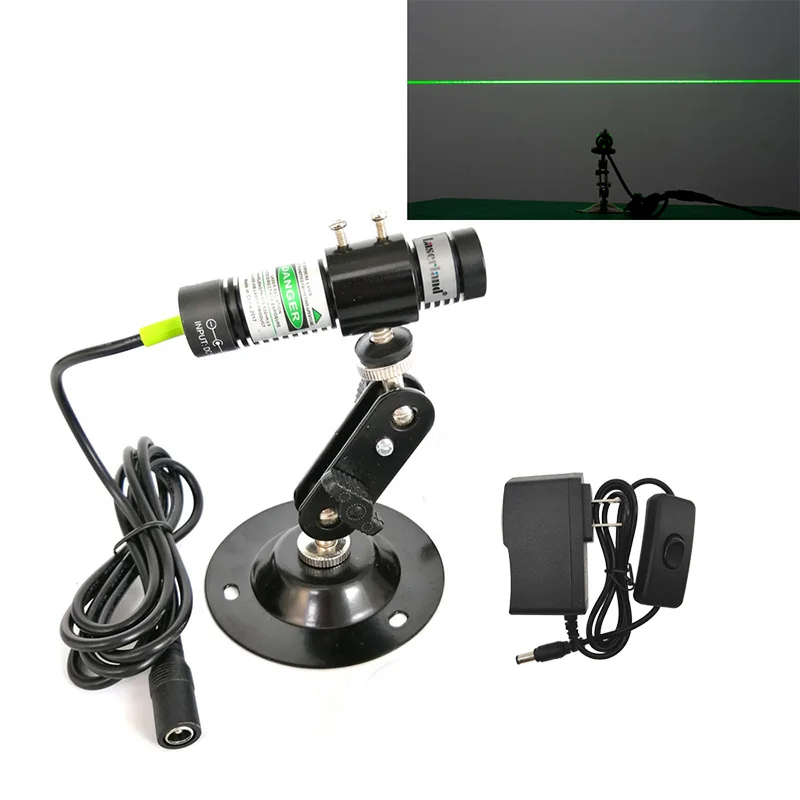 Laser Module 532nm Green Laser Line Generator Projector 30mW 50mW 18*75mm Sawmill Woodworks Swamp Haunted House Lighting Effects