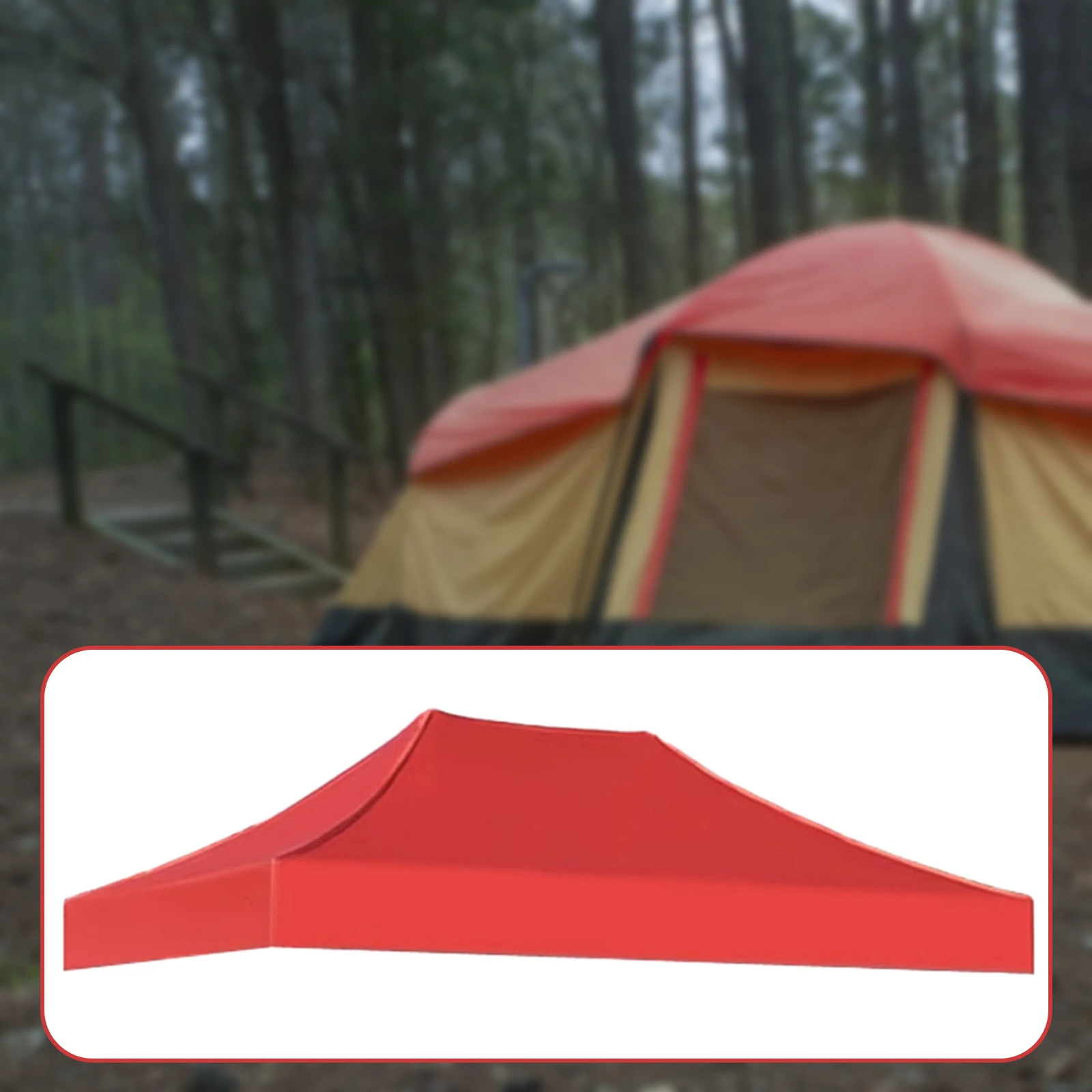 Canopy Top Cover Oxford Fabric Rainproof Thickened Replacement Gazebo Roof Canopy Tent Top for Outdoor Canopy Summer Beach Patio