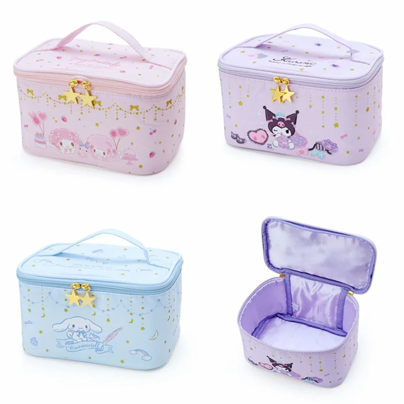 Cosmetic Bag Storage Bag Travel Bags Cosmetic Box Sanrio Kuromi Women Waterproof Travel Toiletry Storage Beauty Case