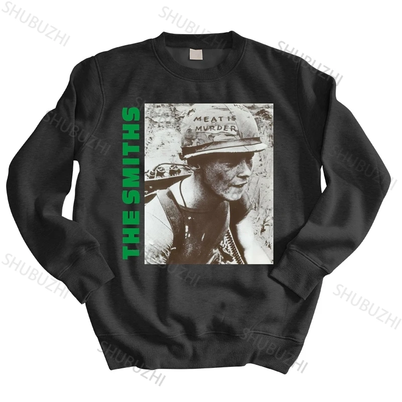 Felpa Streetwear Da Uomo The Smiths Felpe Con Cappuccio Top English Rock Band Meat Is Kill 1985 Morrissey Marr Brand Felpa Con Cappuccio Drop Shipping