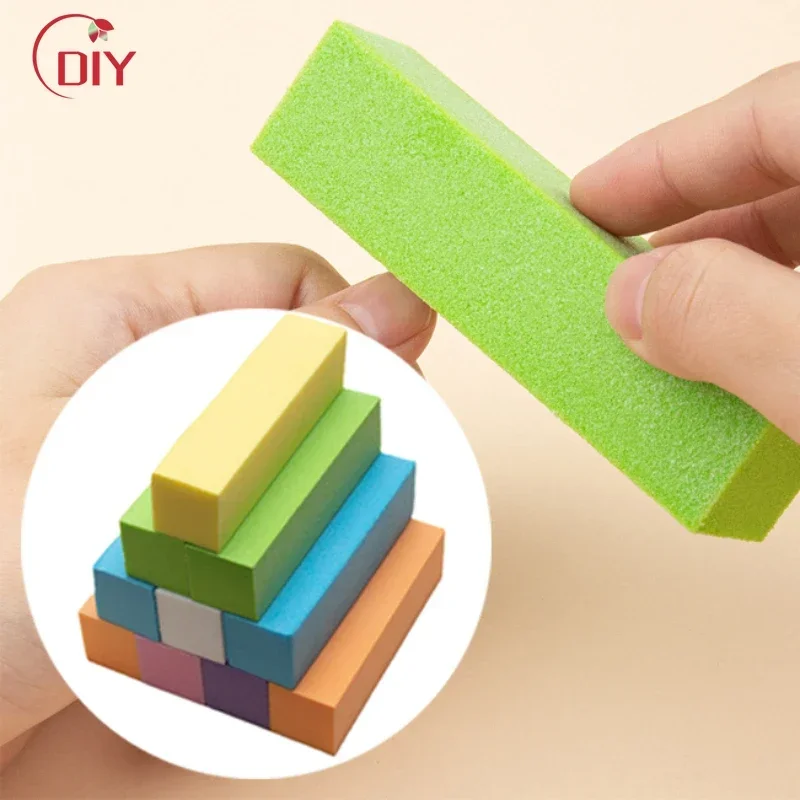 

10pcs Buffing Sanding Files Block Pedicure Manicure Care Sponge Nail Art Buffer Grindig Polishing DIY No Hurt Nail Art Tools