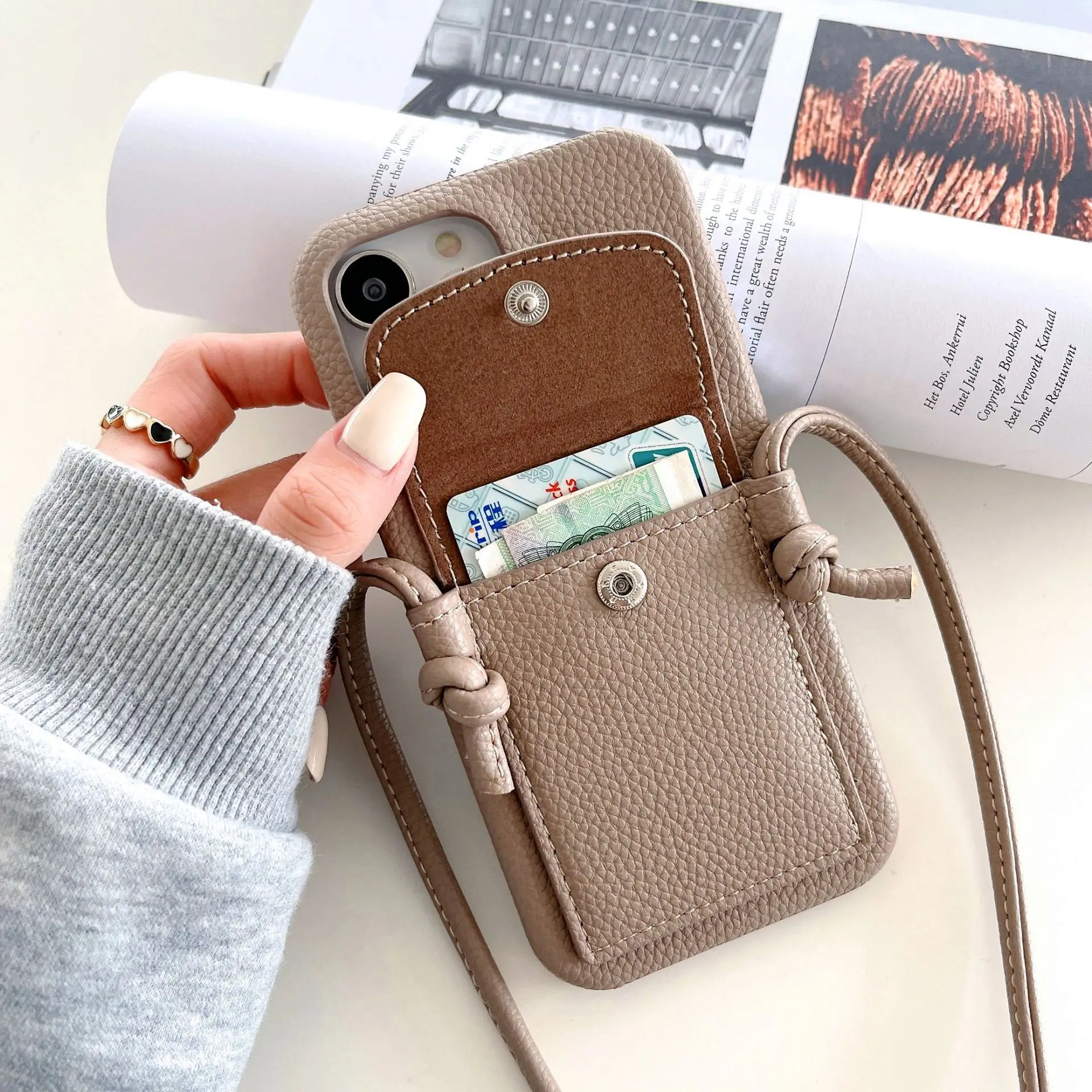 Iphone 11 Crossbody Card Slot Holder Case Iphone 13 Pro Max Wallet