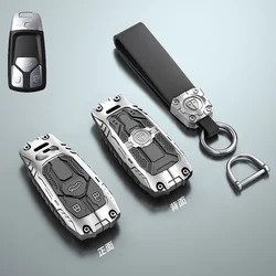 Premium Car Remote Key Case Cover - Durable Key Protection Shell and Stylish Accessory (Silver)