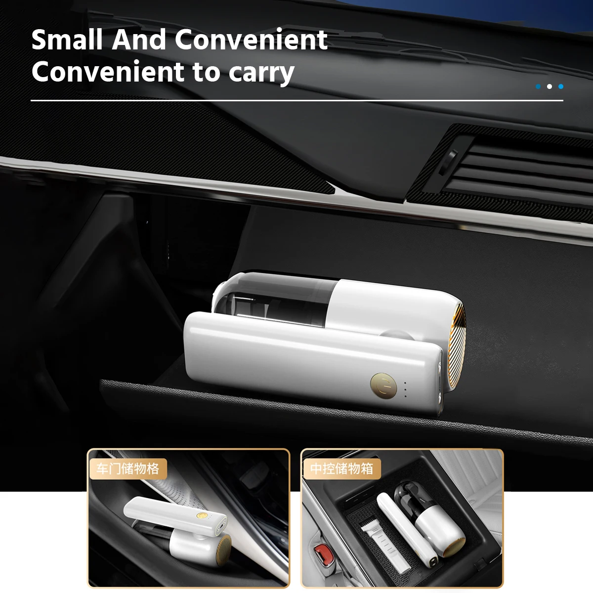 Portable 180 Rotation Car Vacuum Cleaner for Home Car Use 9200PA Suction Power Cleaning Device