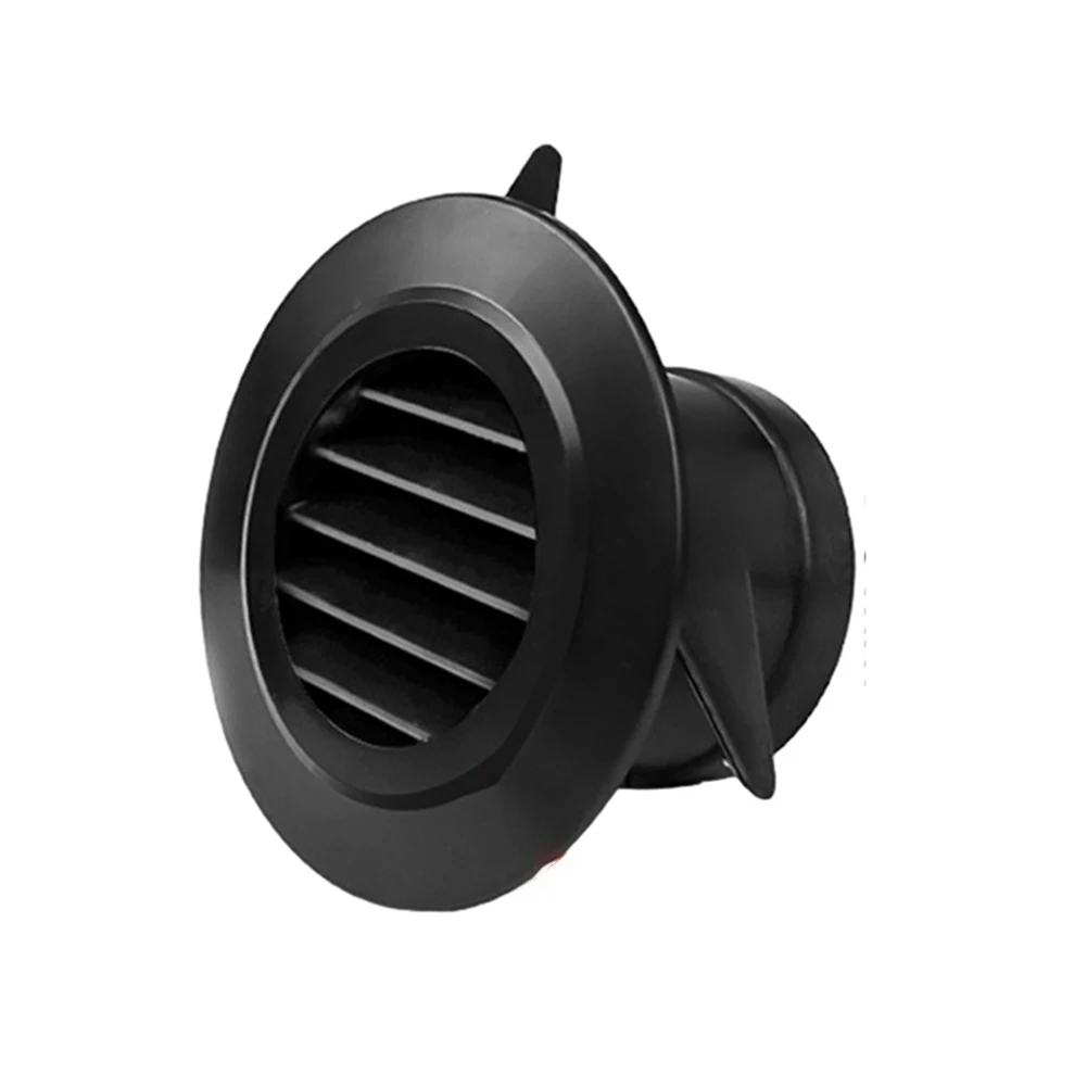 

1pc Black ABS Round Ventilation Hose Diffuser Grille Cover Wall Ceiling Mounting Home Improvement Accessories