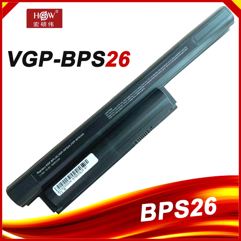 Bateria do Portátil para Sony Vaio Bps26 Vgp-bpl26 Vgp-bps26 Vgp-bps26a Sve14a Sve15 Sve17 Vpc-ca Vpc-cb Vpc-eg Vpc-ec