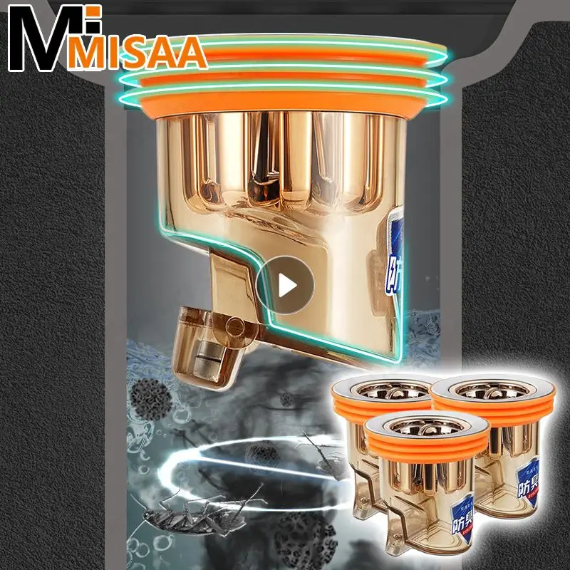 

Гравитационный индукционный напольный дренажный сердечник, дезодорант для унитаза, антизапаховый артефакт, автоматическое открытие, уплотнение воды, без запаха, дом, ванная, туалет канализация