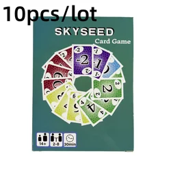 Skyseed Exploration & Action Card Game - 150 - Card Deck for Exciting Gameplay, Perfect Holiday Gift (10 Boxes Skyseed)
