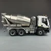 Rc 1/14 Truck Model 6x6 Cement Mixer Wheel Minus Axle Full Metal Remote Control with Open Door LESU Toys for Boys 5
