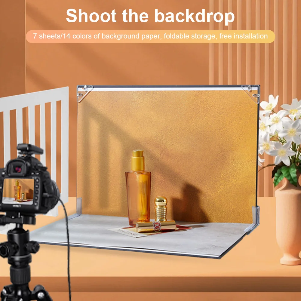 Small Product Photography Backdrops Kit Food Photography Backdrop Board Photo Background Set for Food Jewelry Photo Shootings