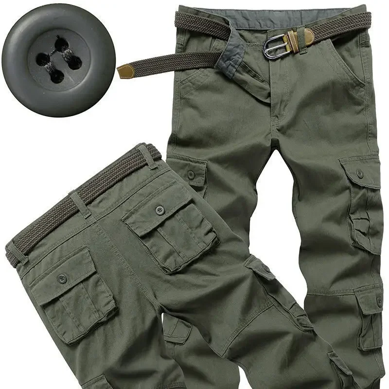 MaleTrousersHikingOutdoorMensCargoPantsStraightNavyTrekking