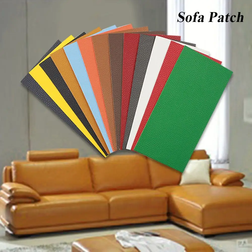 DIY Stick-on Repairing Sofa Patch PU Leather Self Adhesive Fabric Sticker