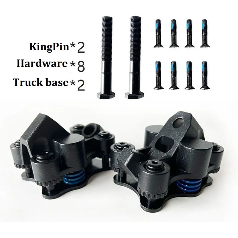 전기 스케이트보드 완충기 베이스 완충기, 용수철 트럭, 롱 보드, DIY 스케이트 보드 트럭, 1 세트