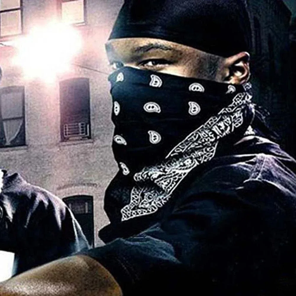 Unisex Fashion Printed Square Scarf Cycling Bandana Fishing Sun Protection Neck Cover Scarves Handkerchief Outdoor Headwear