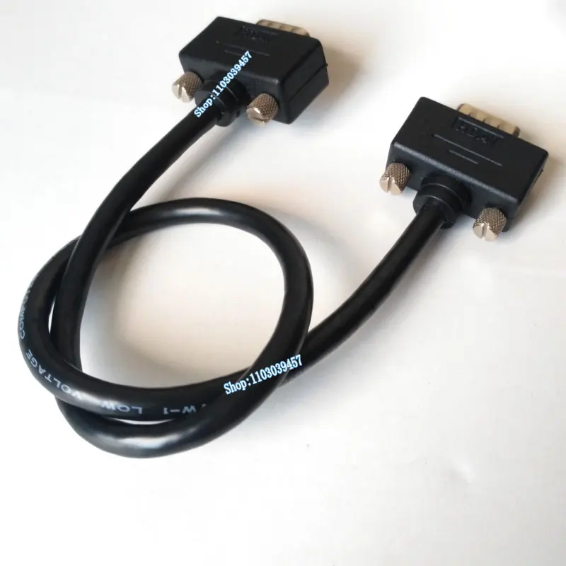 Short Metal Screw 40cm 15P Male to Male VGA Cable Line 15Pin D-Sub Video Line DB15 to Video Wire Cord Adapter 15P